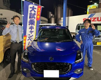 清水店のスイフト試乗車変わりました！！